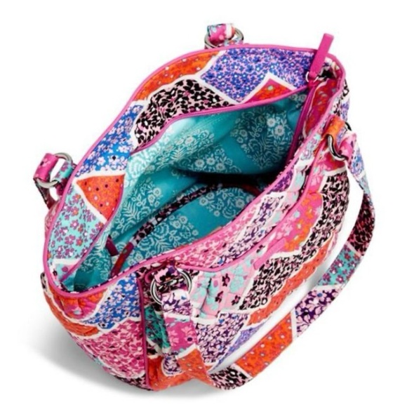 VERA BRADLEY GLENNA MODERN MEDLEY PRINT SHOULDER BAG Tote - Picture 16 of 16